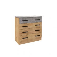 Спальня Асти Комод (Дуб крафт золотой) в Коротчаево - korotchaevo.mebel24.online | фото