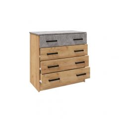 Спальня Асти Комод (Дуб крафт золотой) в Коротчаево - korotchaevo.mebel24.online | фото 2