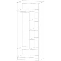 ДИАНА Шкаф 2-х створчатый в Коротчаево - korotchaevo.mebel24.online | фото 2