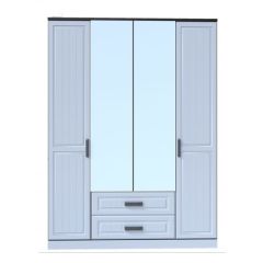 Спальня Венеция-1 (модульная) (Венге/Белое дерево) в Коротчаево - korotchaevo.mebel24.online | фото 5