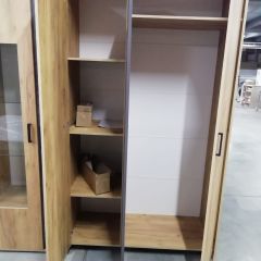 Спальный гарнитур МСП-1 (Модульный) Дуб золотой/Камень темный в Коротчаево - korotchaevo.mebel24.online | фото 16