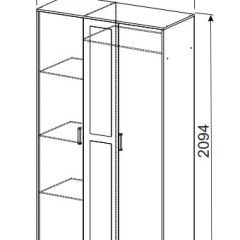 Спальный гарнитур МСП-1 (Ясень Анкор светлый) 1400 в Коротчаево - korotchaevo.mebel24.online | фото 9