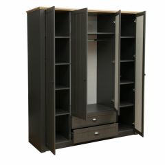 Спальный гарнитур Прованс (модульный) Диамант серый в Коротчаево - korotchaevo.mebel24.online | фото 3