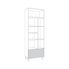 Стеллаж 13.148 Манхеттен в Коротчаево - korotchaevo.mebel24.online | фото 2