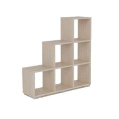 Стеллаж "Стильный" СС-1 (ясень шимо светлый) в Коротчаево - korotchaevo.mebel24.online | фото