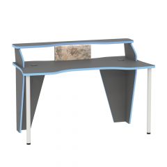 Стол компьютерный 12.61 Индиго в Коротчаево - korotchaevo.mebel24.online | фото