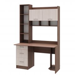 Стол компьютерный ПКС-5 Шимо темный/Шимо светлый в Коротчаево - korotchaevo.mebel24.online | фото 2