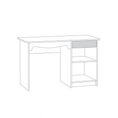 Стол письменный 12.24 Флоренция в Коротчаево - korotchaevo.mebel24.online | фото 3