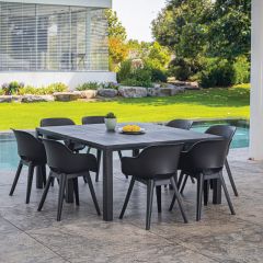 Стол раскладной Джули (Julie Double table 2 configurations) Графит в Коротчаево - korotchaevo.mebel24.online | фото 7