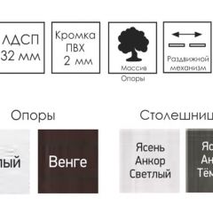 Стол раскладной Ялта-2 (опоры массив резной) в Коротчаево - korotchaevo.mebel24.online | фото 4