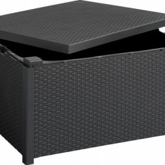 Стол-сундук Арика (Arica storage table) графит в Коротчаево - korotchaevo.mebel24.online | фото 2