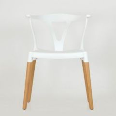 Стул Barneo N-218 Wishbone интерьерный кухонный белый в Коротчаево - korotchaevo.mebel24.online | фото 3