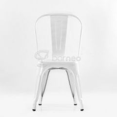 Стул Barneo N-240 Tolix (RAL9003 Белый) в Коротчаево - korotchaevo.mebel24.online | фото 2