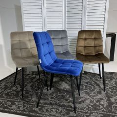 Стул CHILLI G062-13 кварцевый, велюр М-City в Коротчаево - korotchaevo.mebel24.online | фото 5