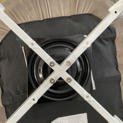 Стул MAVERICK 360 град. поворот. BLUVEL-40 BEIGE/ белый каркас, М-City в Коротчаево - korotchaevo.mebel24.online | фото 5