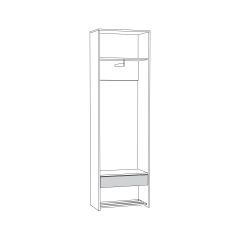 Трувор Шкаф для одежды 13.328.02 в Коротчаево - korotchaevo.mebel24.online | фото 2