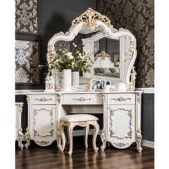 Туалетный стол с пуфиком Флоренция в Коротчаево - korotchaevo.mebel24.online | фото 4