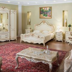 Туалетный стол + Зеркало Мона Лиза (крем) в Коротчаево - korotchaevo.mebel24.online | фото 9