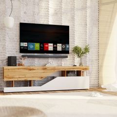 Тумба под ТВ НКМ Дубай секция №4 в Коротчаево - korotchaevo.mebel24.online | фото 3