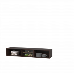 Тумба Подвесная 2 (белый/белый /белый лакобель) в Коротчаево - korotchaevo.mebel24.online | фото 3