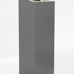 Угловое соединение для цоколя 135 гр. h100 мм (Алюминий, Белый, Черный, Сонома) в Коротчаево - korotchaevo.mebel24.online | фото 1