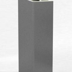 Угловое соединение для цоколя 135 гр. h150 мм (Алюминий, Белый, Черный, Сономаый) в Коротчаево - korotchaevo.mebel24.online | фото