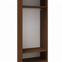 ВЕСТА ВГШ-1 Шкаф платяной МДФ Орех Донской в Коротчаево - korotchaevo.mebel24.online | фото 2