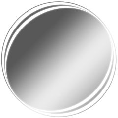 Зеркало Берг 700х700 с подсветкой Домино (GL7055Z) в Коротчаево - korotchaevo.mebel24.online | фото