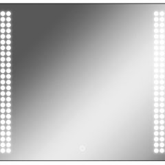 Зеркало Cosmo 90 black с подсветкой Sansa (SC1051Z) в Коротчаево - korotchaevo.mebel24.online | фото