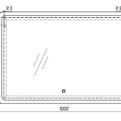 Зеркало Dream 100 alum с подсветкой Sansa (SD1024Z) в Коротчаево - korotchaevo.mebel24.online | фото 7