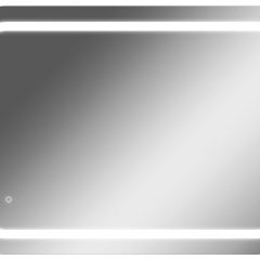 Зеркало Elis 100 white с подсветкой Sansa (SEe1045Z) в Коротчаево - korotchaevo.mebel24.online | фото