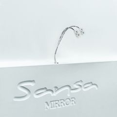 Зеркало Gia 75 white с подсветкой Sansa (SGa1044Z) в Коротчаево - korotchaevo.mebel24.online | фото 5