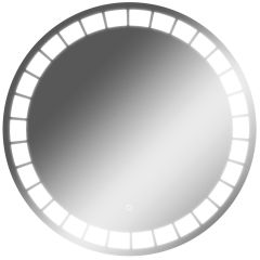 Зеркало Маскат 700х700 с подсветкой Домино (GL7057Z) в Коротчаево - korotchaevo.mebel24.online | фото 1