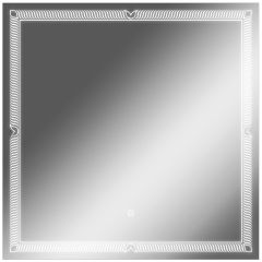 Зеркало Паликир 700х700 с подсветкой Домино (GL7051Z) в Коротчаево - korotchaevo.mebel24.online | фото