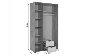 АДАМ К1 Спальный гарнитур (белое дерево) в Коротчаево - korotchaevo.mebel24.online | фото 3