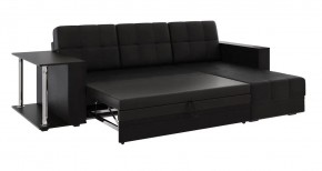 Диван угловой Атлант со столиком (к/з Марика Черный) в Коротчаево - korotchaevo.mebel24.online | фото 3