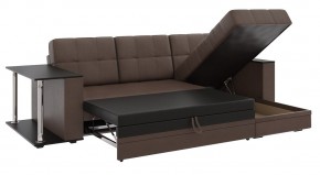 Диван угловой Атлант со столиком (к/з Марика Коричневый) в Коротчаево - korotchaevo.mebel24.online | фото 4