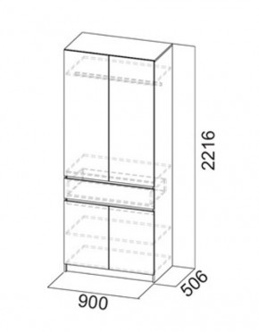 АВИНЬОН Прихожая (модульная) в Коротчаево - korotchaevo.mebel24.online | фото 12