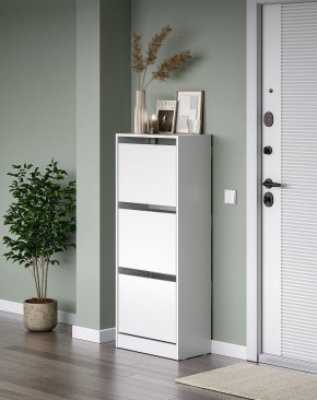 АЙДЕН ОБ06-601 Тумба для обуви (белый) в Коротчаево - korotchaevo.mebel24.online | фото