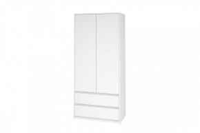 АЙДЕН ШК06-900 Шкаф 2 двери/2 ящика (белый) в Коротчаево - korotchaevo.mebel24.online | фото