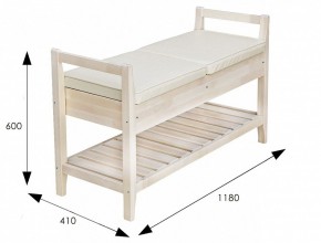 Банкетка-стеллаж для обуви Н в Коротчаево - korotchaevo.mebel24.online | фото 7