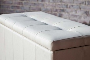 Банкетка-сундук Лонг светло-бежевая  в Коротчаево - korotchaevo.mebel24.online | фото 2