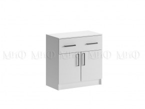БАСЯ Комод с ящиком, 2-мя дверьми (белый) в Коротчаево - korotchaevo.mebel24.online | фото