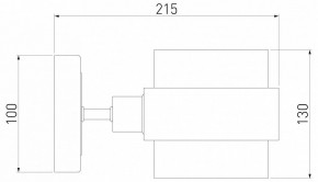 Бра Eurosvet Arcada 70127/1 черный/ дымчатый в Коротчаево - korotchaevo.mebel24.online | фото 3