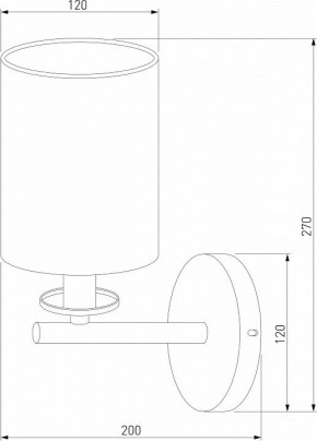 Бра Eurosvet Caprera 60146/1 латунь в Коротчаево - korotchaevo.mebel24.online | фото 3