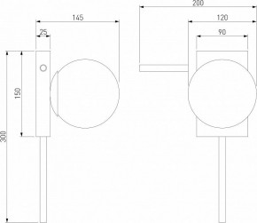 Бра Eurosvet Fredo 40036/1 черный жемчуг в Коротчаево - korotchaevo.mebel24.online | фото 4