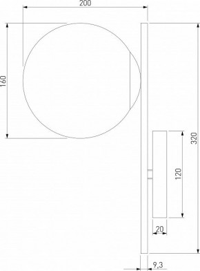 Бра Eurosvet Marbella 60147/1 черный в Коротчаево - korotchaevo.mebel24.online | фото 2