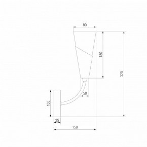 Бра Eurosvet Rhyton 60167/1 никель в Коротчаево - korotchaevo.mebel24.online | фото 6