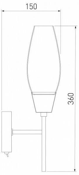Бра Eurosvet Thalia 60140/1 сатин-никель в Коротчаево - korotchaevo.mebel24.online | фото 3