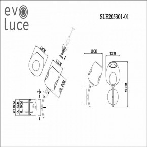 Бра EVOLUCE Besano SLE205301-01 в Коротчаево - korotchaevo.mebel24.online | фото 7